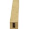 Ekena Millwork 3-inch W x 12-inch D x 12-inch H Westlake Rough Cedar Woodgrain TimberThane Knee Brace, Primed BRCUR03X12X12WTLRCPR - alternate 6